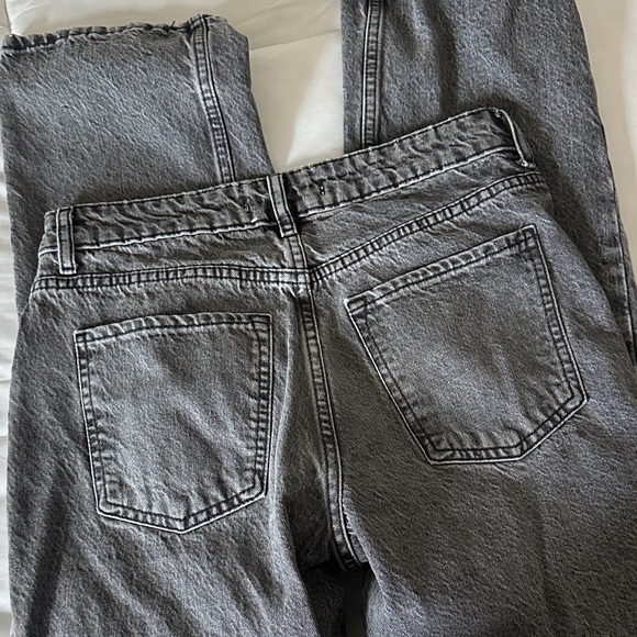 Zara Charcoal Denim Pants - Picture 4 of 4